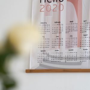 Calendario de pared estandar